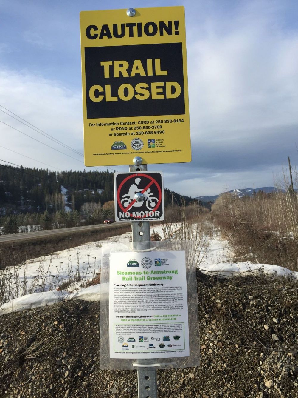 Rail Trail restrictions to address unauthorized motorized use